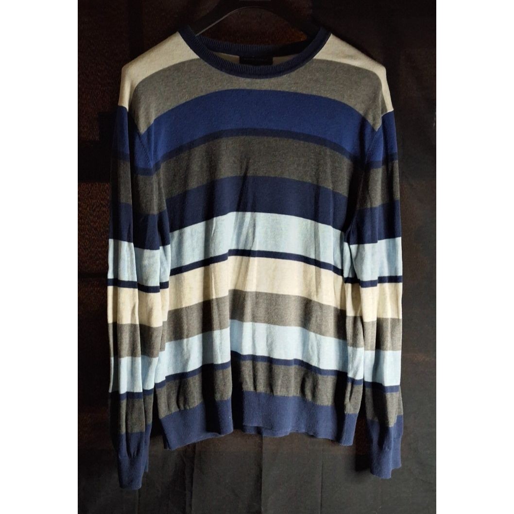 Banana Republic Lightweight Cashmere Blend Long Sleeve Men's Blue Xl